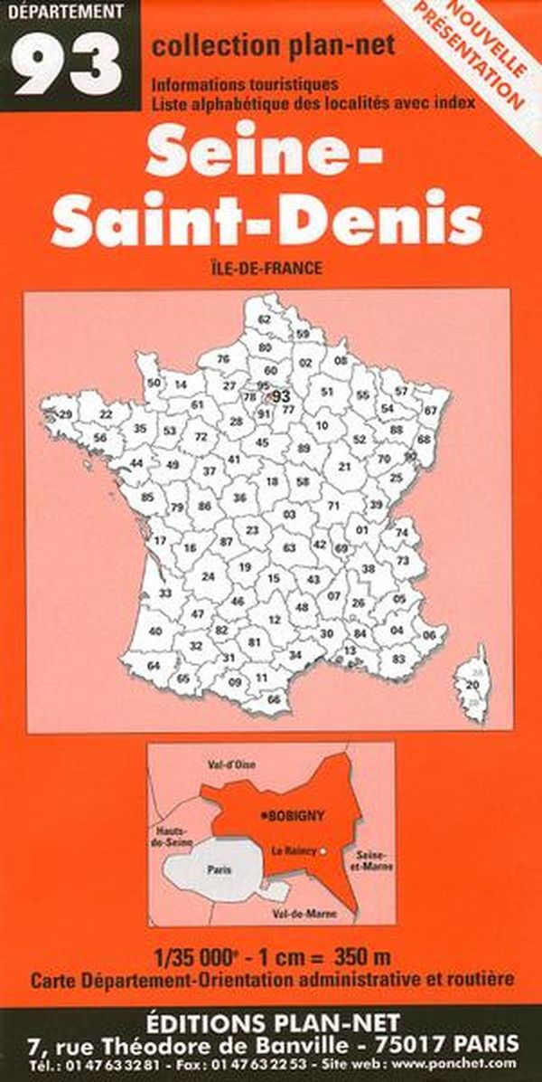 Couverture du livre « **SEINE SAINT DENIS » de Xxx, librairie Les Contes Infusés à Corte