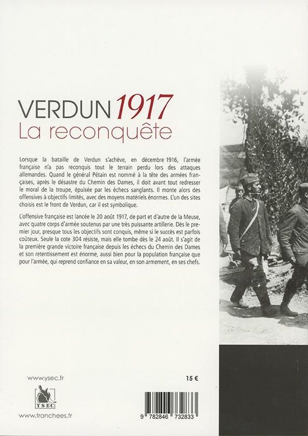 Quatrième de couverture de « VERDUN 1917 LA RECONQUETE »