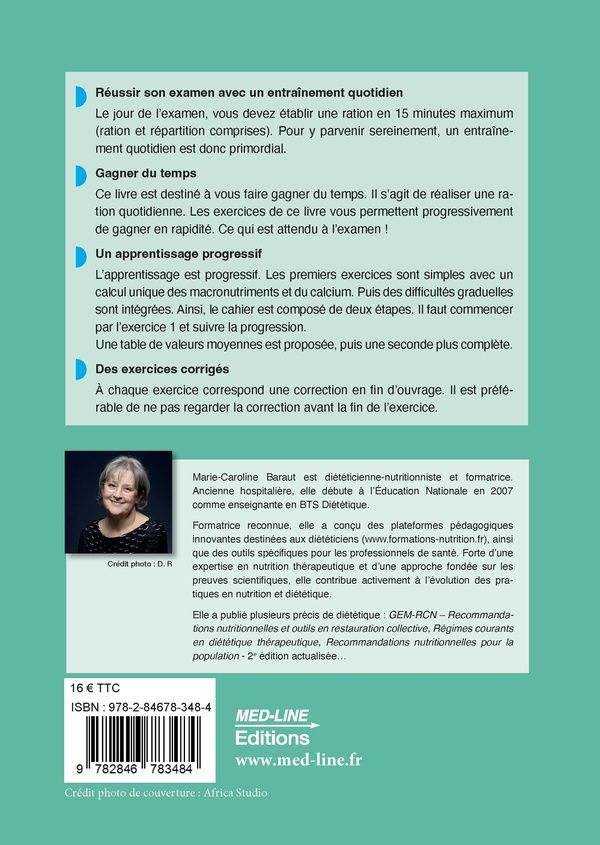 Quatrième de couverture de « Cahier d'exercices : 21 jours, 21 rations »