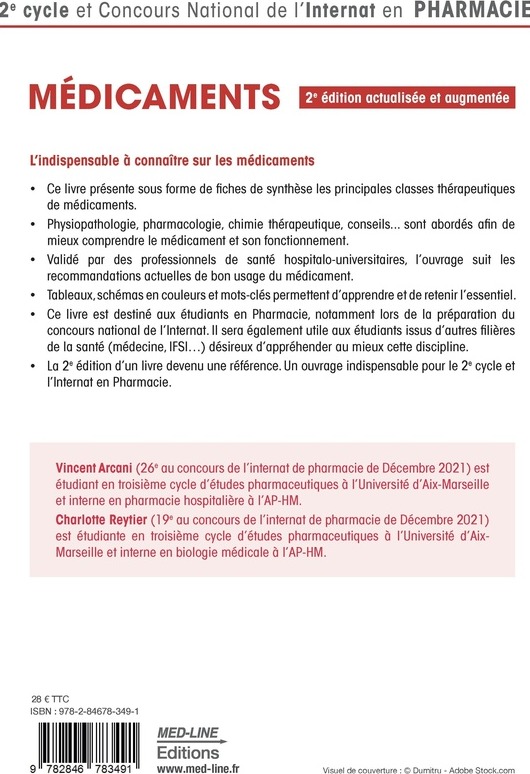Quatrième de couverture de « Médicaments »