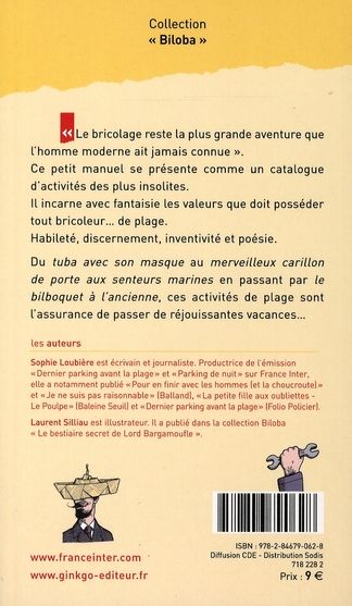 Quatrième de couverture de « Petit atelier de bricolage de plage »