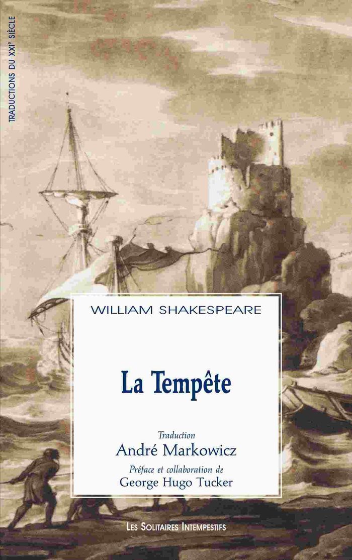 Couverture du livre « LA TEMPETE » de William Shakespeare, librairie Les Contes Infusés à Corte