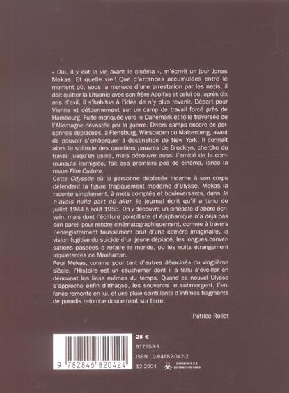 Quatrième de couverture de « JE N'AVAIS NULLE PART OU ALLER »
