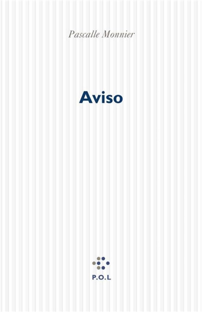 Couverture du livre « AVISO » de Pascalle Monnier, librairie Les Contes Infusés à Corte