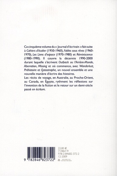 Quatrième de couverture de « HORS-CHAMP - (1990-2000) »