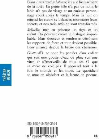 Quatrième de couverture de « Leurs coeurs se balancer »