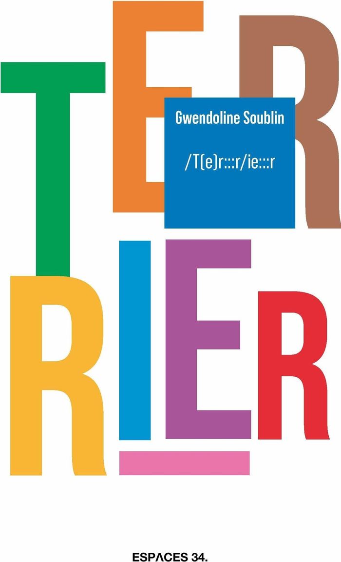 Couverture du livre « Terrier » de Gwendoline Soublin, librairie Les Contes Infusés à Corte