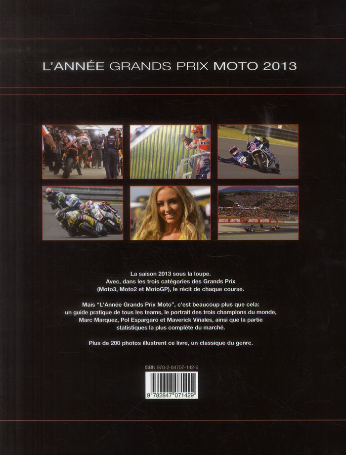 Quatrième de couverture de « ANNEE GRANDS PRIX MOTO 2013 2014 »