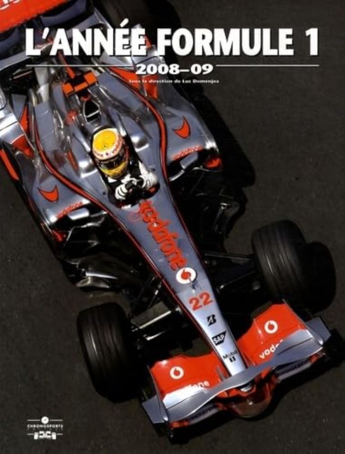 Couverture du livre « ANNEE FORMULE 1 2008-09 », librairie Les Contes Infusés à Corte