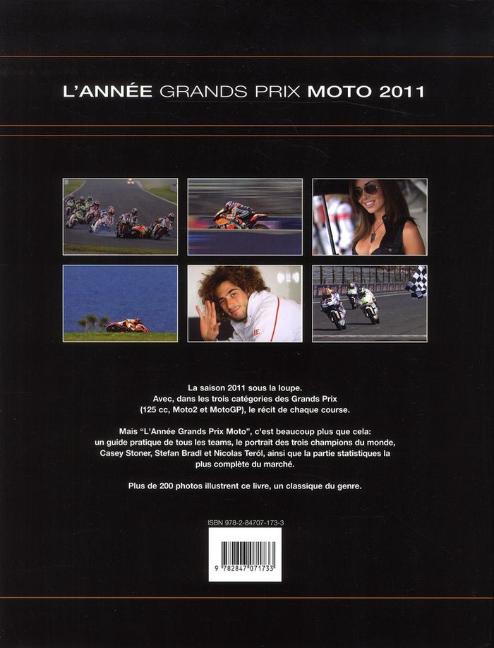 Quatrième de couverture de « ANNEE GRANDS PRIX MOTO 2011-2012 »