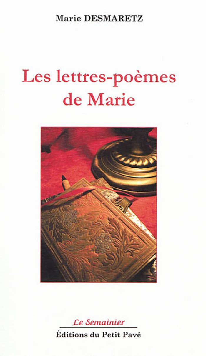 Couverture du livre « LES LETTRES-POEMES DE MARIE » de Marie Desmaretz, librairie Les Contes Infusés à Corte