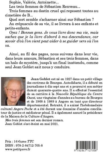 Quatrième de couverture de « MES TROIS FEMMES »