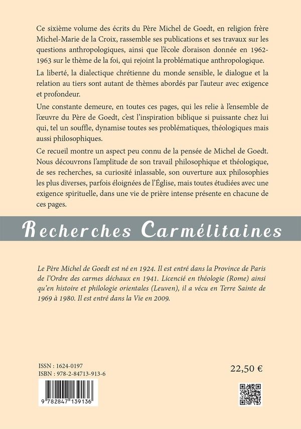 Quatrième de couverture de « Éveiller aux choses de Dieu : théologie de la vie chrétienne »