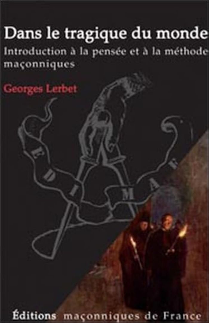 Couverture du livre « DANS LE TRAGIQUE DU MONDE » de Georges Lerbet, librairie Les Contes Infusés à Corte