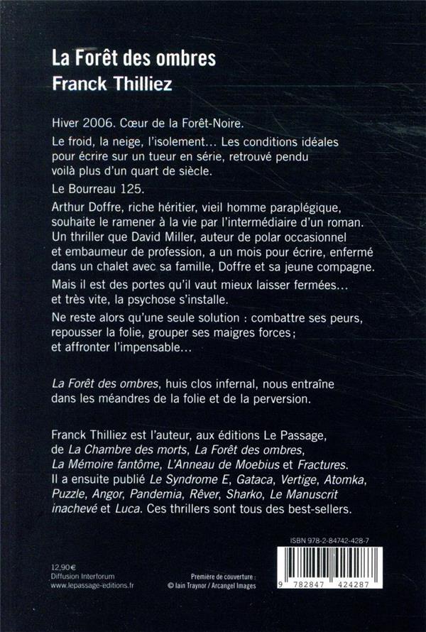 Quatrième de couverture de « La forêt des ombres : thriller »