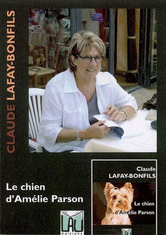 Couverture du livre « LE CHIEN D'AMELIE PARSON », librairie Les Contes Infusés à Corte