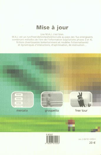Quatrième de couverture de « MISE A JOUR »