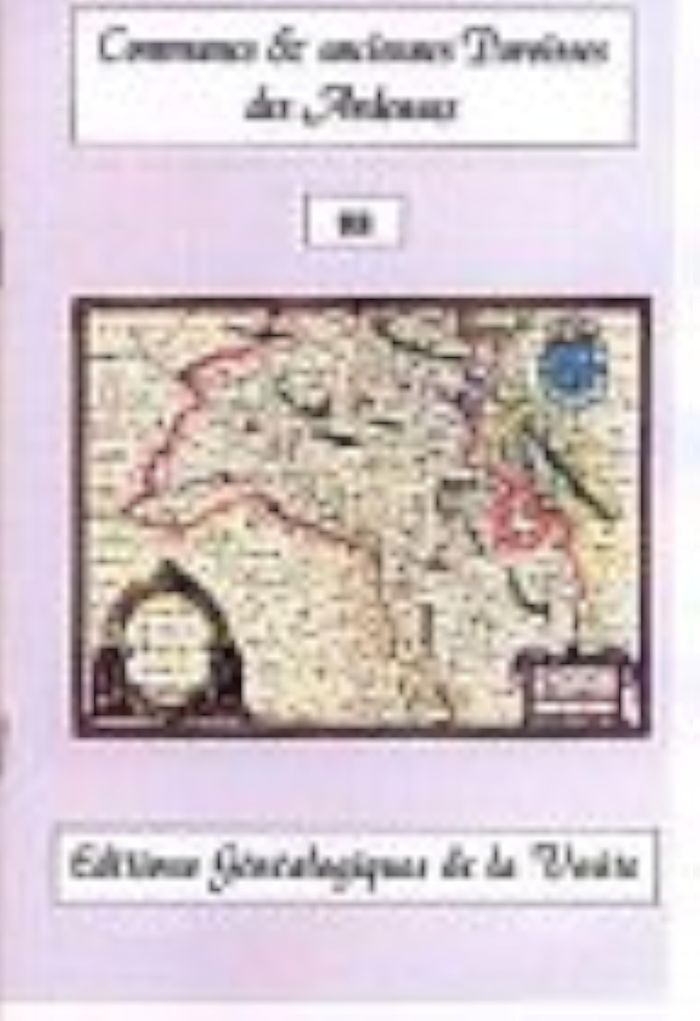 Couverture du livre « COMMUNES ET  ANCIENNES PAROISSES DES ARDENNES » de Alain Chapellier, librairie Les Contes Infusés à Corte