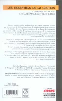 Quatrième de couverture de « GESTION FINANCIERE INTERNATIONALE »