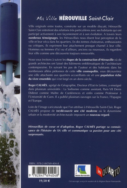 Quatrième de couverture de « MA VILLE HEROUVILLE SAINT-CLAIR »