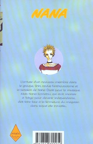 Quatrième de couverture de « NANA T03 - VOL03 »