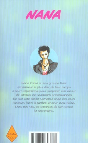 Quatrième de couverture de « Nana »