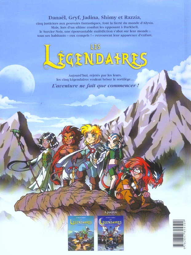 Quatrième de couverture de « LES LEGENDAIRES N01 LA PIERRE DE JOVENIA - TOME 1 »