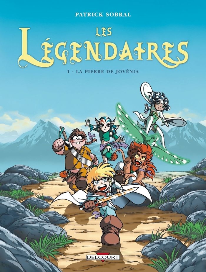 Couverture du livre « LES LEGENDAIRES N01 LA PIERRE DE JOVENIA - TOME 1 » de Patrick Sobral, librairie Les Contes Infusés à Corte