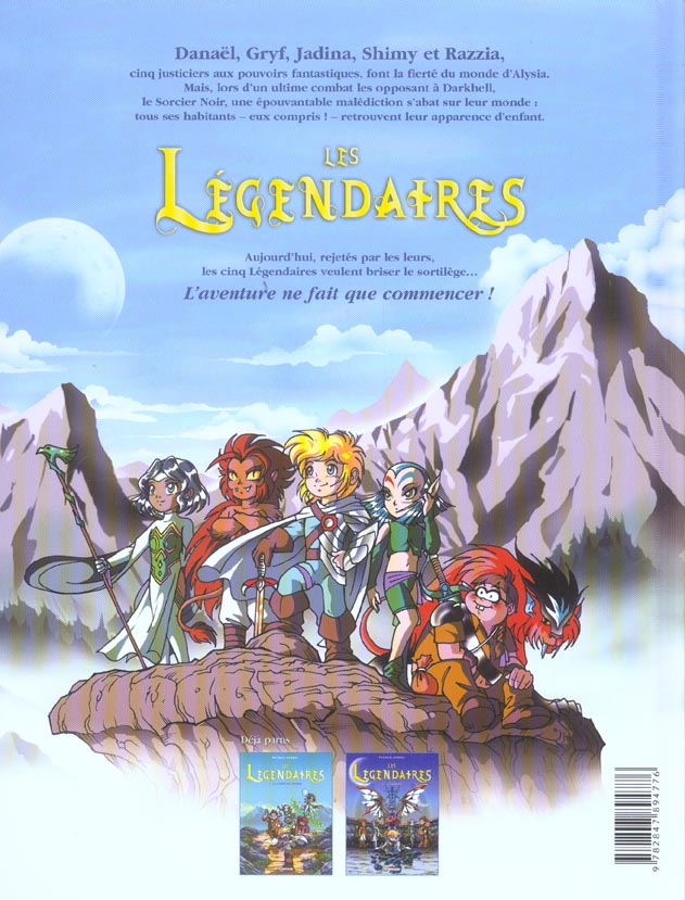 Quatrième de couverture de « LES LEGENDAIRES N02 »