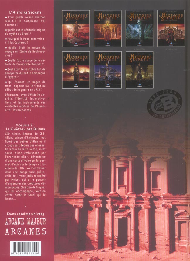 Quatrième de couverture de « L'HISTOIRE SECRETE T02 - LE CHATEAU DES DJINNS - VOL02 »