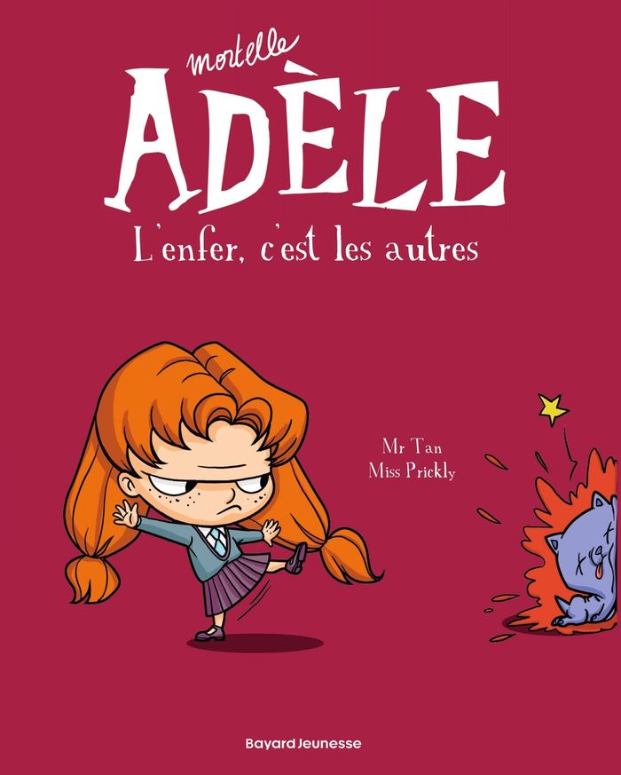 Couverture du livre « BD MORTELLE ADELE, TOME 02 - L'ENFER, C'EST LES AUTRES » de Tan/prickly Mr, librairie Les Contes Infusés à Corte