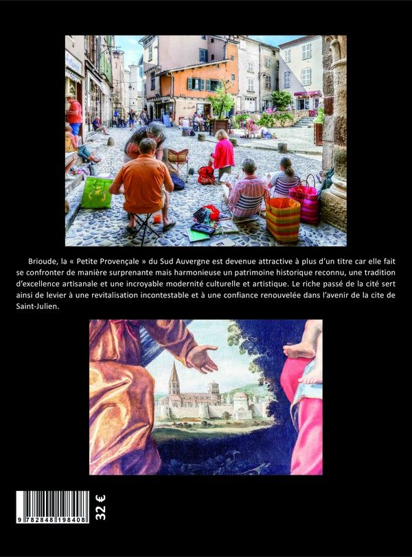 Quatrième de couverture de « Brioude : l'art des contrastes »