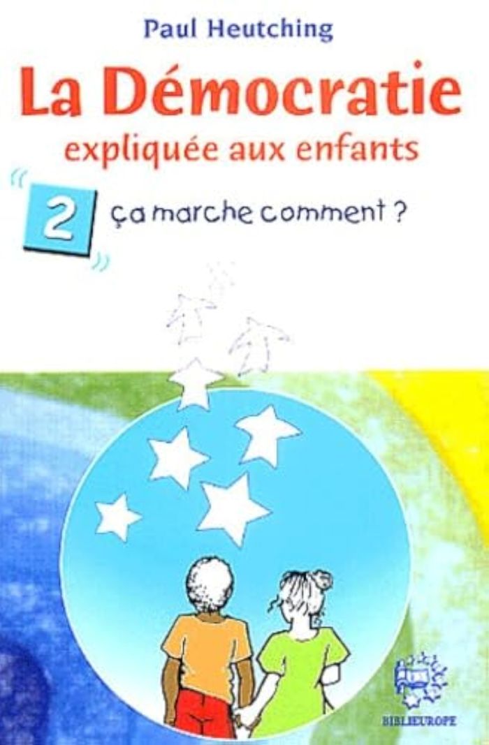 Couverture du livre « LA DEMOCRATIE EXPLIQUEE AUX ENFANTS », librairie Les Contes Infusés à Corte