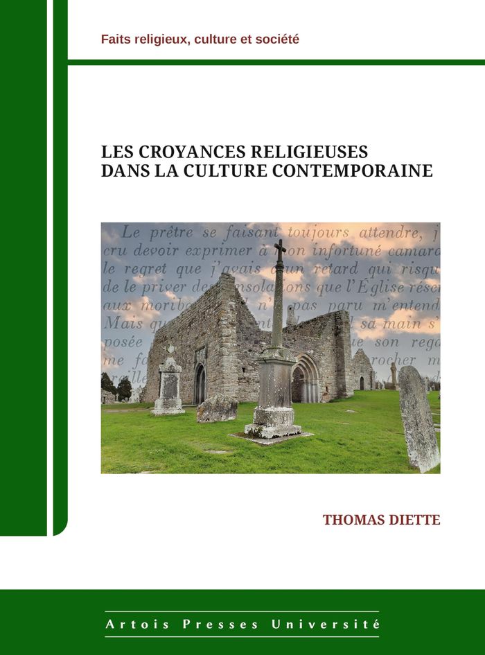 Couverture du livre « Les croyances religieuses dans la culture contemporaine » de Thomas Diette, librairie Les Contes Infusés à Corte