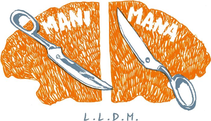 Couverture du livre « MANI MANA », librairie Les Contes Infusés à Corte