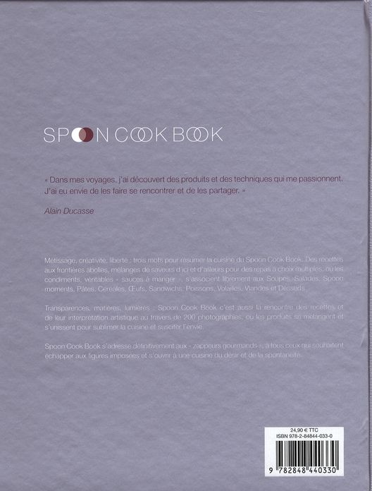 Quatrième de couverture de « SPOON COOK BOOK »