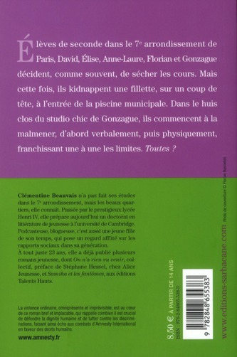 Quatrième de couverture de « La pouilleuse »