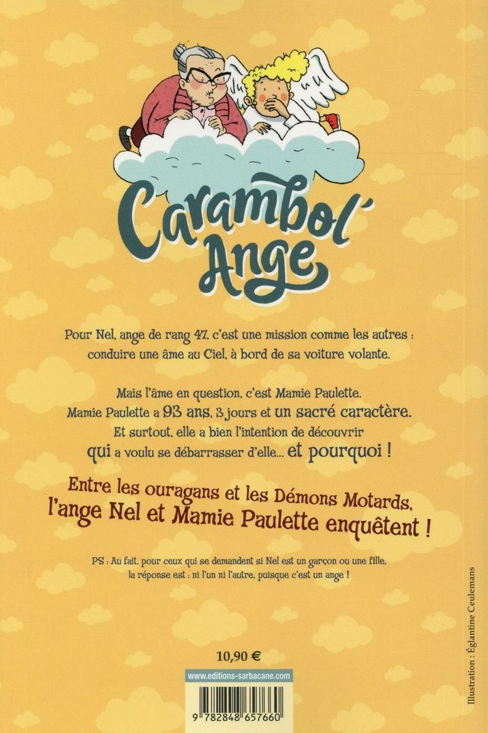 Quatrième de couverture de « Carambol'ange : l'affaire mamie paulette »