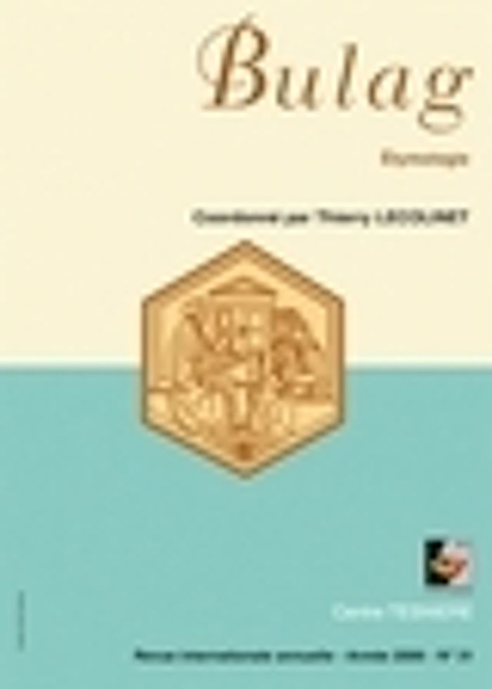 Couverture du livre « BULAG, N 31/2006 » de Thierry Lecolinet, librairie Les Contes Infusés à Corte