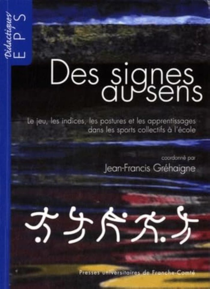 Couverture du livre « DES SIGNES AU SENS » de J-F. Grehaigne, librairie Les Contes Infusés à Corte