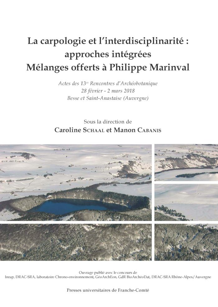 Couverture du livre « CARPOLOGIE ET L'INTERDISCIPLINARITE : APPROCHES INTEGREES MELANGES OFFERTS A PHILIPPE MARINVAL » de Manon Cabanis, librairie Les Contes Infusés à Corte
