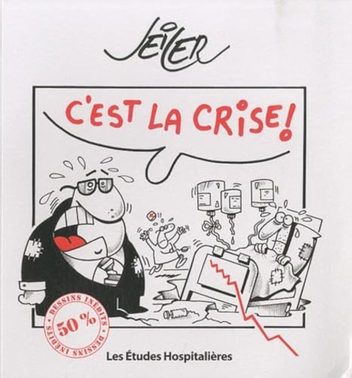 Couverture du livre « C'EST LA CRISE », librairie Les Contes Infusés à Corte