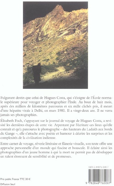 Quatrième de couverture de « L'ECHAPPEE INDIENNE »