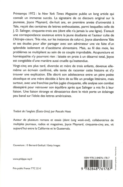 Quatrième de couverture de « Et devant moi, le monde : récit »
