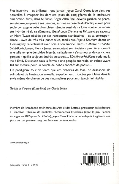Quatrième de couverture de « Folles nuits : nouvelles »