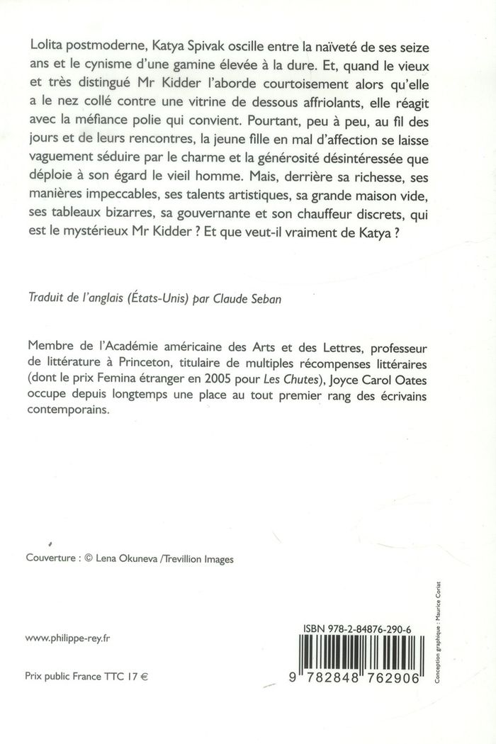 Quatrième de couverture de « Le mystérieux Mr Kidder : roman »