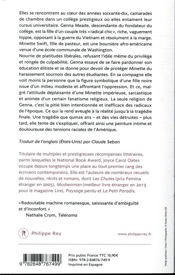 Quatrième de couverture de « Fille noire, fille blanche : roman »