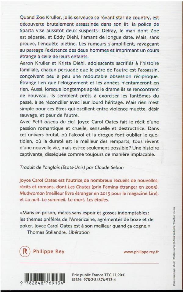 Quatrième de couverture de « Petit oiseau du ciel : roman »