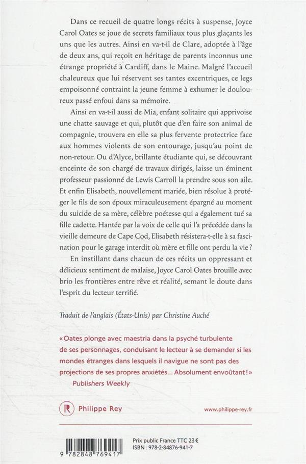 Quatrième de couverture de « Cardiff, près de la mer : quatre récits à suspense »