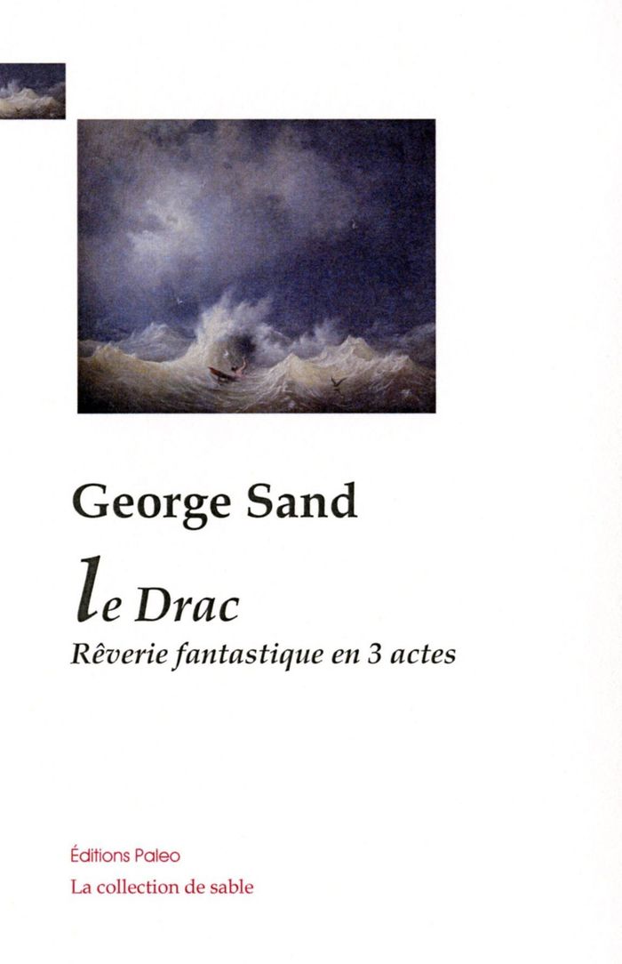 Couverture du livre « Le théâtre de Nohant : rêverie fantastique en trois actes » de George Sand, librairie Les Contes Infusés à Corte